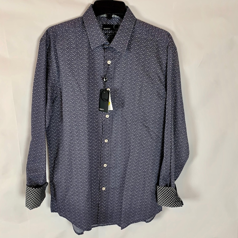 Quieti Men’s Casual Button Front Shirt